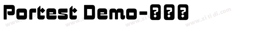 Portest Demo字体转换 Portest Demo字体转换